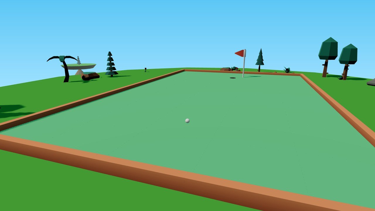 Aiming a putt